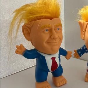 Donald TRUMP Collectible Troll Doll 4 inch with HAIR!